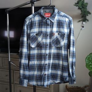 Coleman medium blue Flannel